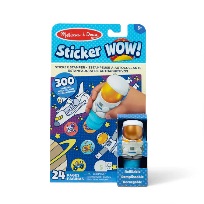 Sticker WOW!® Activity Pad & Sticker Stamper - Astronaut | Melissa & Doug