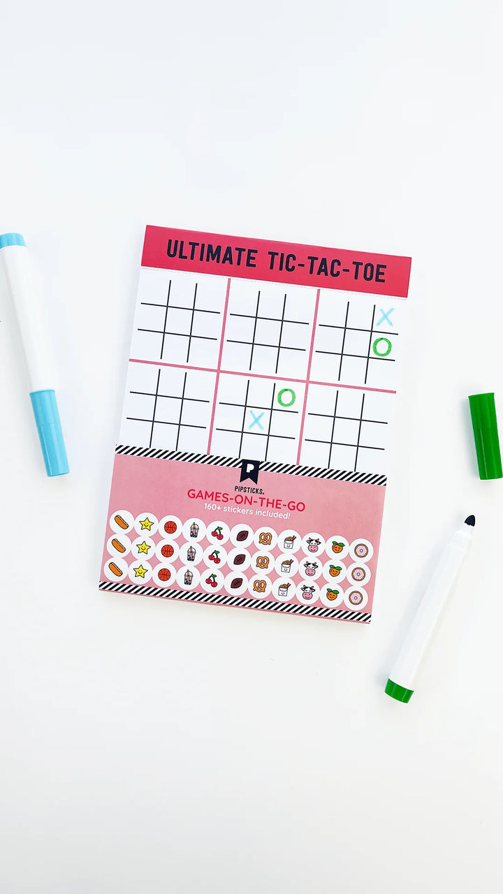 Ultimate Tic-Tac-Toe On-The-Go Pad | Pipsticks