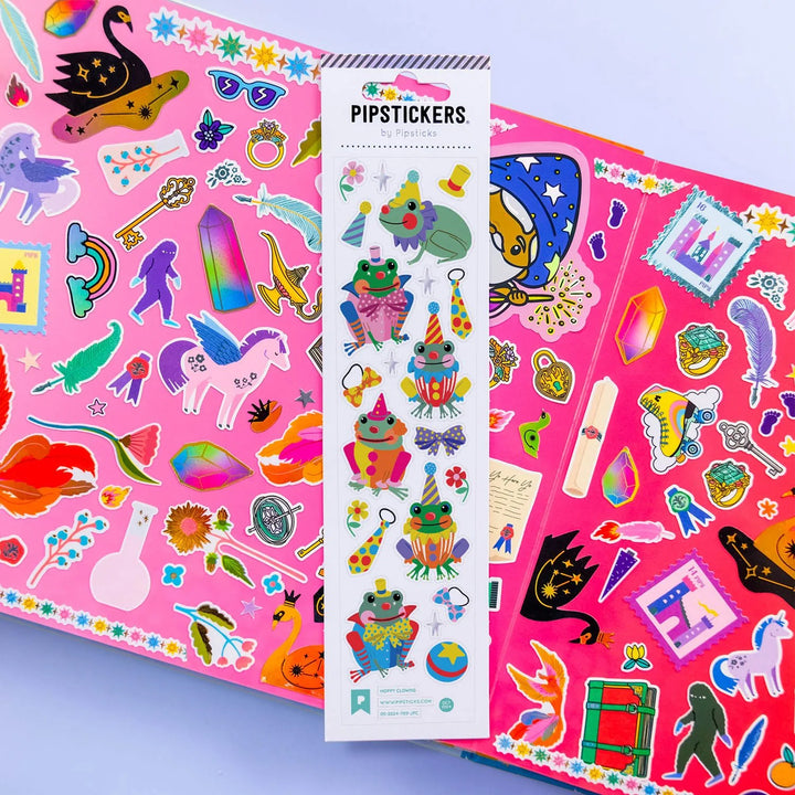 Hoppy Clowns Stickers | Pipsticks