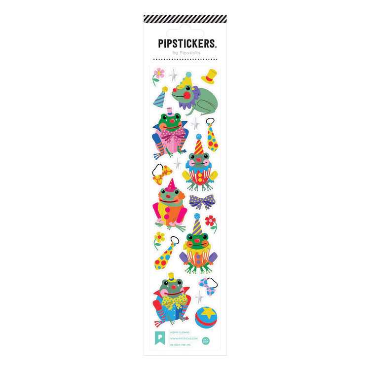 Hoppy Clowns Stickers | Pipsticks