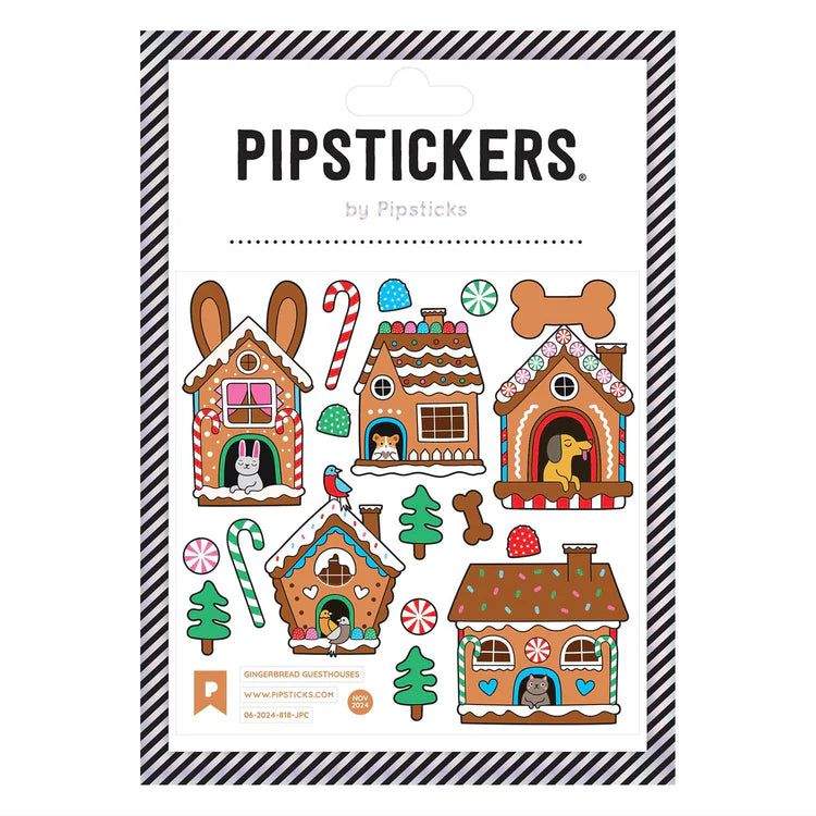 Gingerbread Guesthouses Stickers | Pipsticks