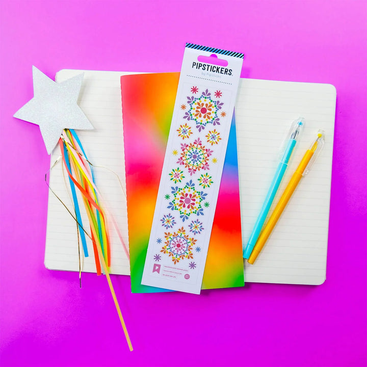 Kaleidoscope Snowflakes Stickers | Pipsticks