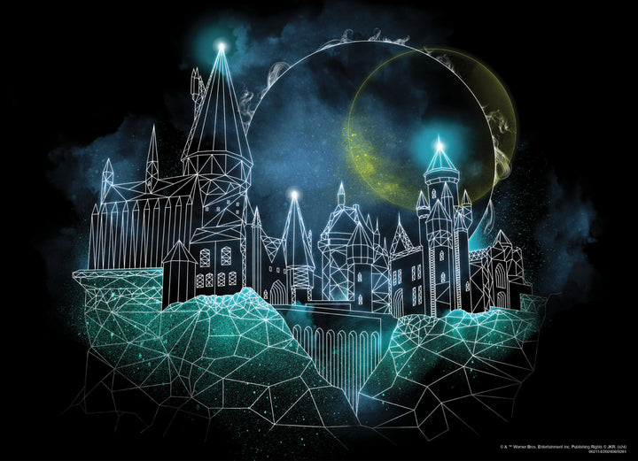 Harry Potter "Magic of Hogwarts" Glow-In-The Dark - 1000 Piece Puzzle | OP Games