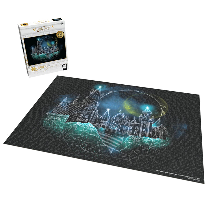 Harry Potter "Magic of Hogwarts" Glow-In-The Dark - 1000 Piece Puzzle | OP Games