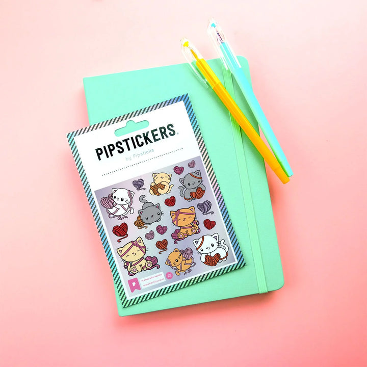 Playing with Hearts Stickers | Pipsticks