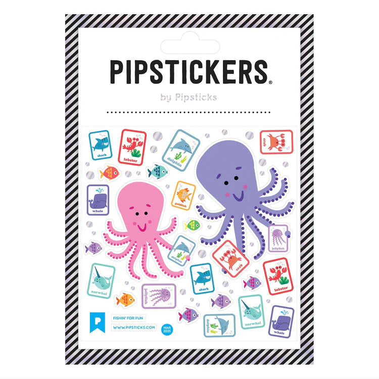 Fishin' For Fun Stickers | Pipsticks
