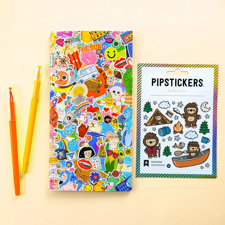 Bigfoot Bonfire Stickers | Pipsticks
