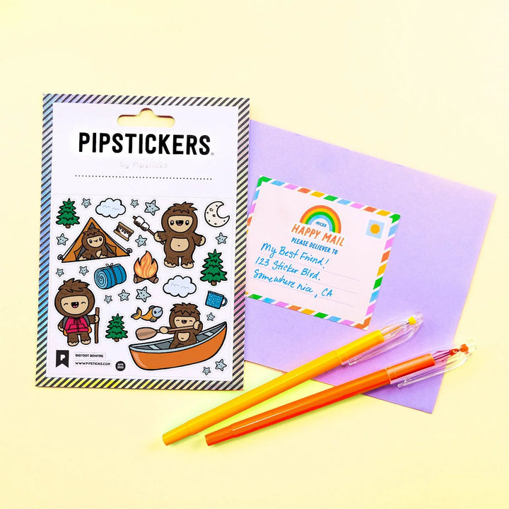 Bigfoot Bonfire Stickers | Pipsticks