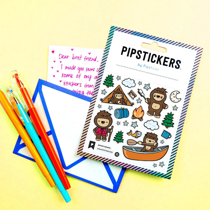 Bigfoot Bonfire Stickers | Pipsticks