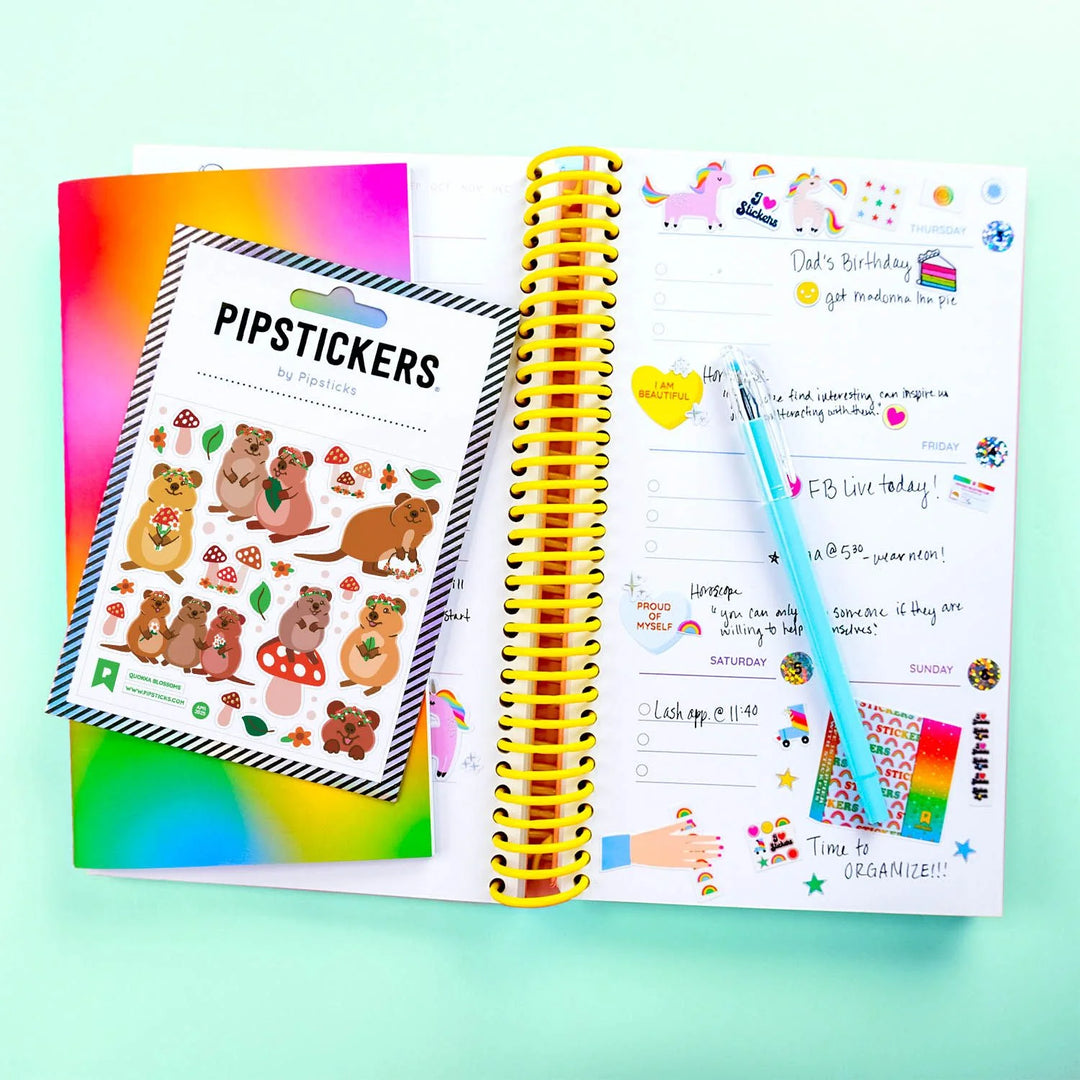 Quokka Blossoms Stickers | Pipsticks