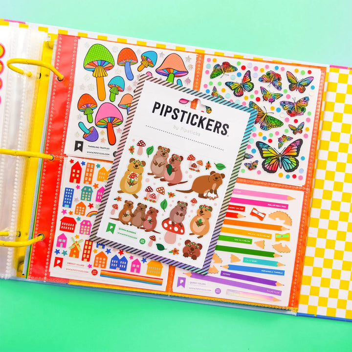 Quokka Blossoms Stickers | Pipsticks