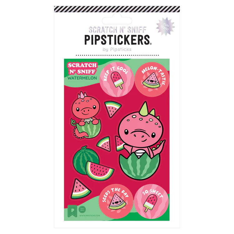 Dino-Sweet Delights Scratch 'n Sniff Stickers | Pipsticks