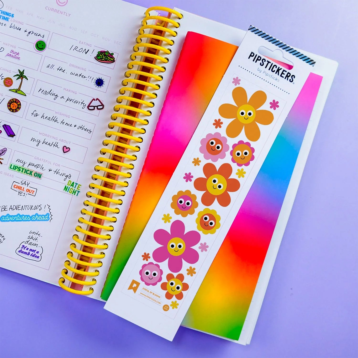 Googly Eyed Eyeful of Blooms Stickers | Pipsticks
