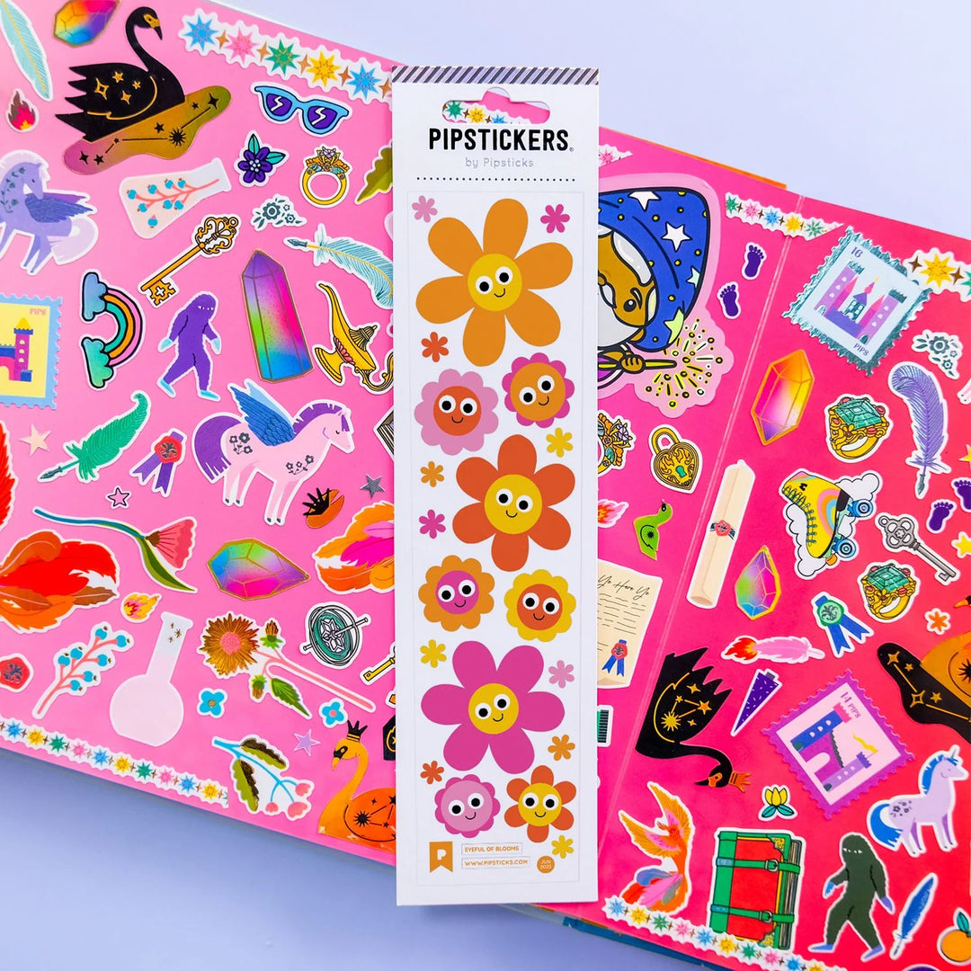 Googly Eyed Eyeful of Blooms Stickers | Pipsticks