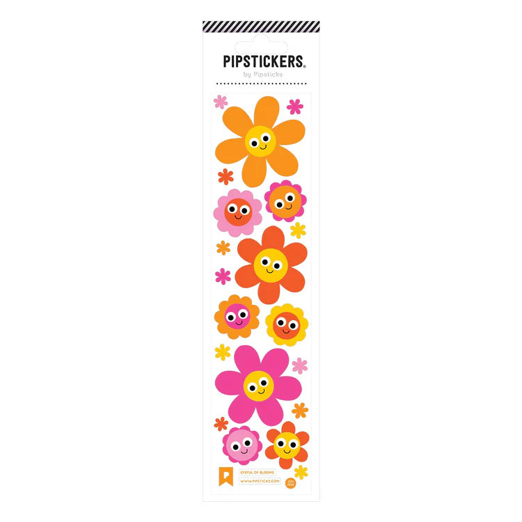 Googly Eyed Eyeful of Blooms Stickers | Pipsticks