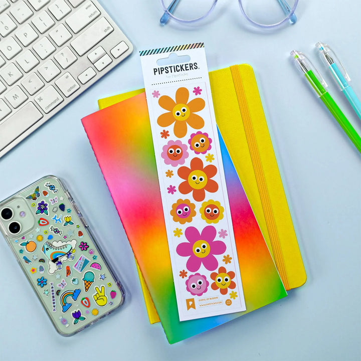 Googly Eyed Eyeful of Blooms Stickers | Pipsticks