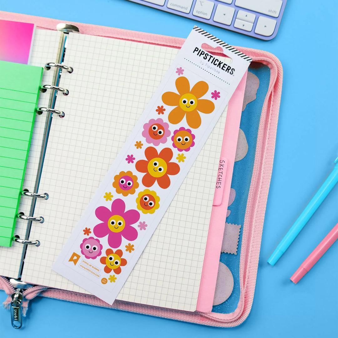 Googly Eyed Eyeful of Blooms Stickers | Pipsticks