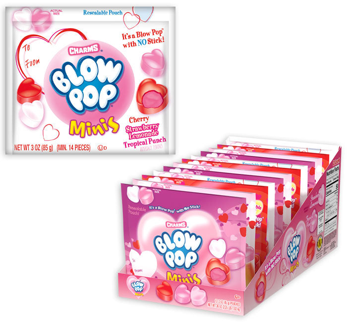 Blow Pop Minis Valentine Pouch