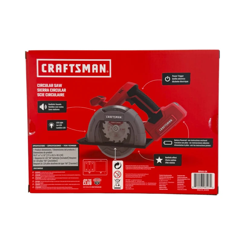 Craftsman Battery Operated Circular Saw | Toysmith