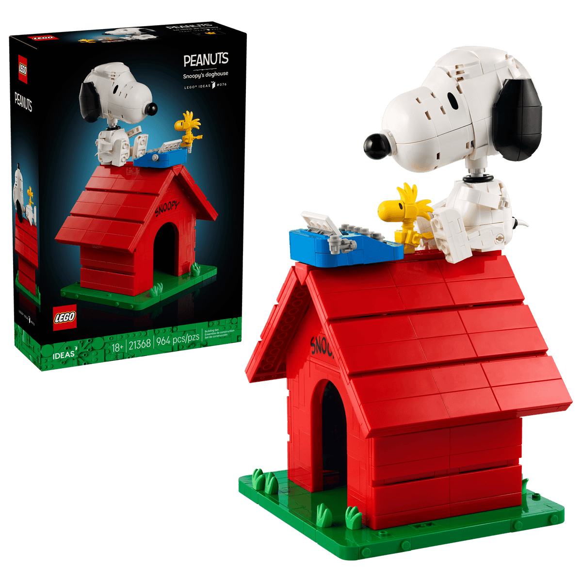 Ideas Peanuts: Snoopy's Doghouse | LEGO