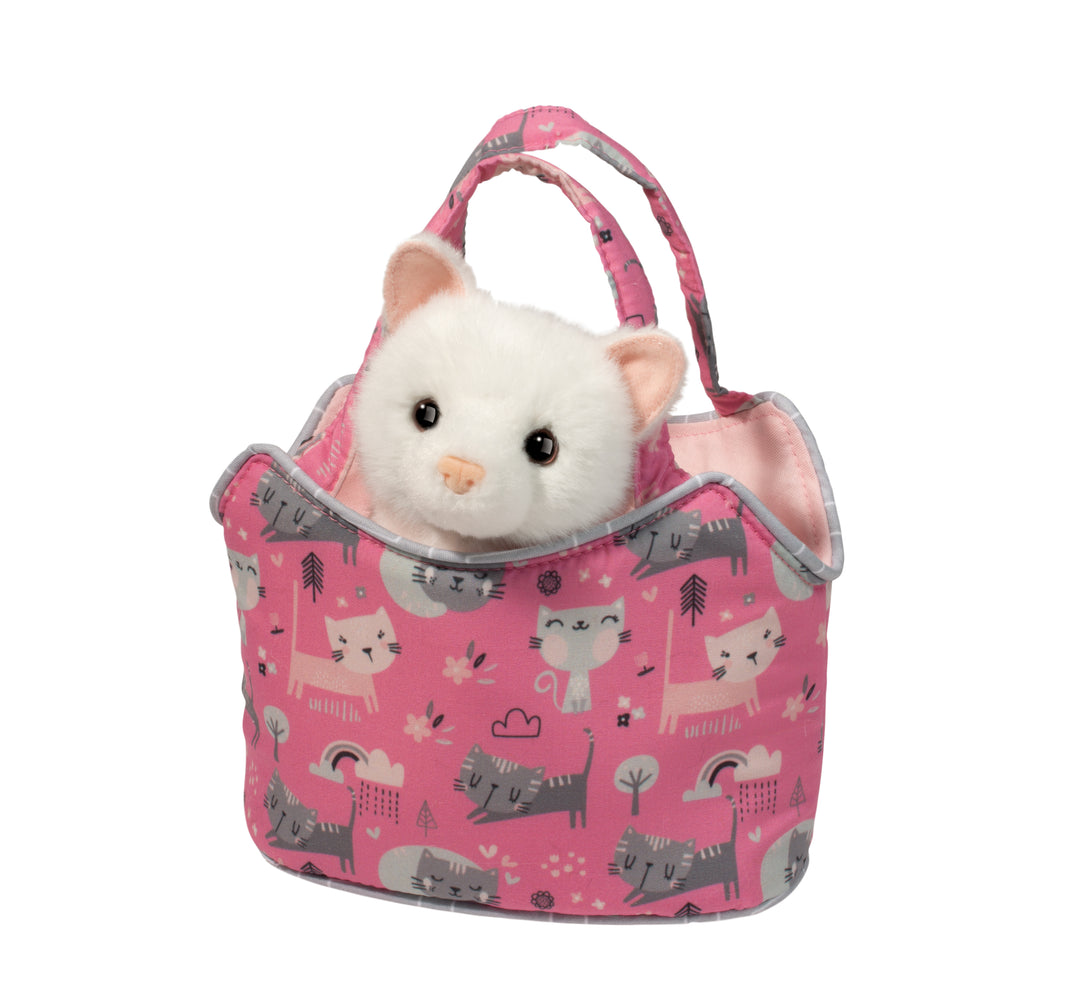 Purr-fect Pals Sassy Sak with White Cat | Douglas