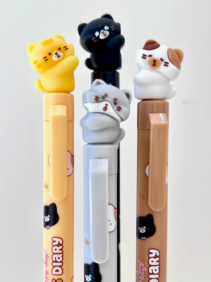 Cat Diary Double Gel Pen