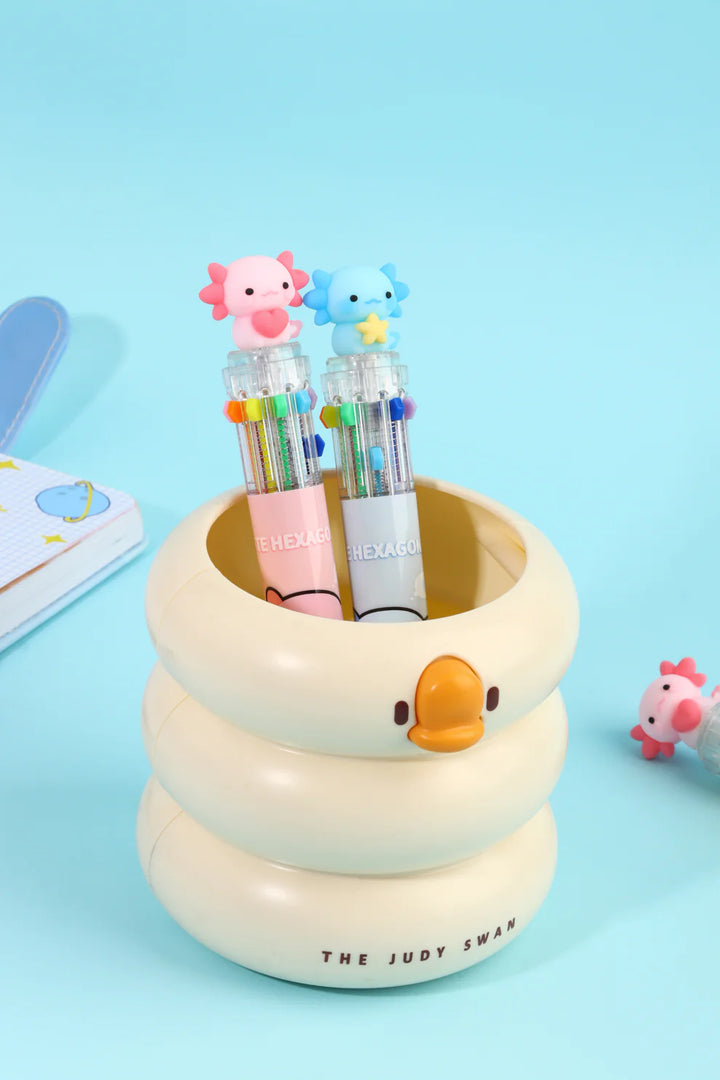 Axolotl 10-Color Retractable Ball Point Pen