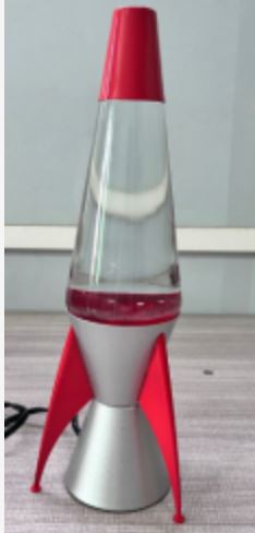 14.5" Lava Lamp Astrosurge Rocket Red/Clear | Schylling - LOCAL PICKUP ONLY