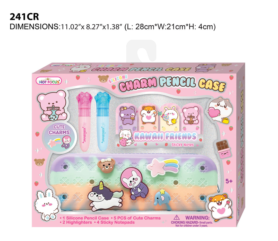 Charm Pencil Case, Critters | Hot Focus