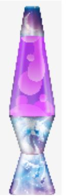 14.5" Lava Lamp - Unicorn Mirage | Schylling - LOCAL PICKUP ONLY