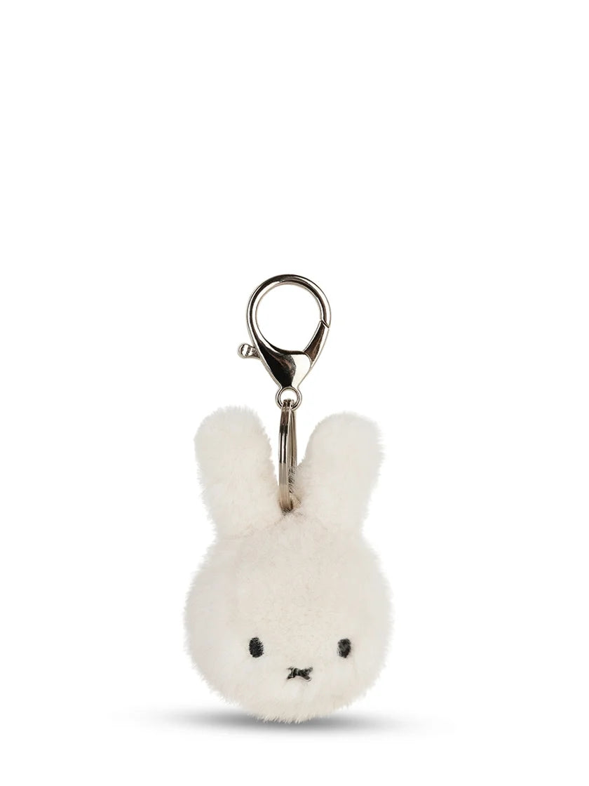 Miffy ECO Fuzzy Keychain Offwhite - 3" | Bon Ton Toys