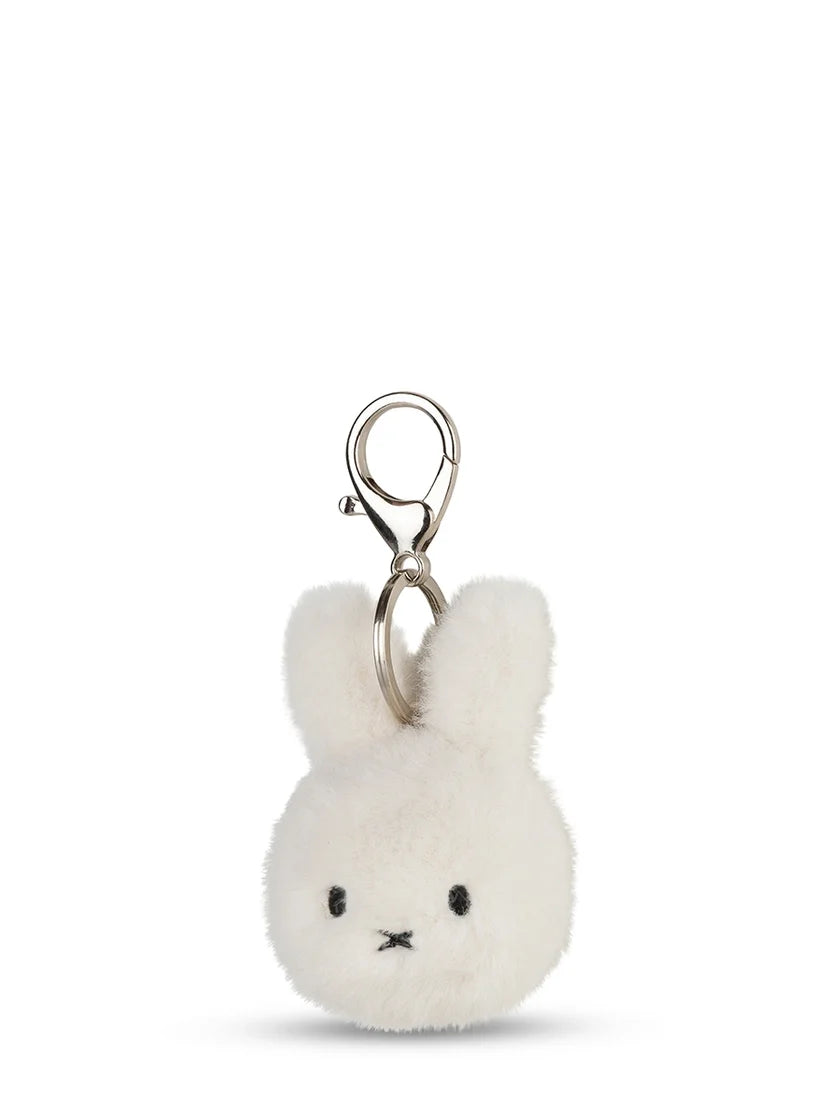 Miffy ECO Fuzzy Keychain Offwhite - 3" | Bon Ton Toys