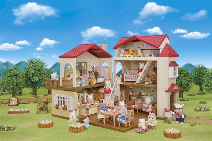 Red Roof Country Home Husky Girl Gift Set - Secret Attic Playroom  | Calico Critters - LOCAL PICK UP ONLY