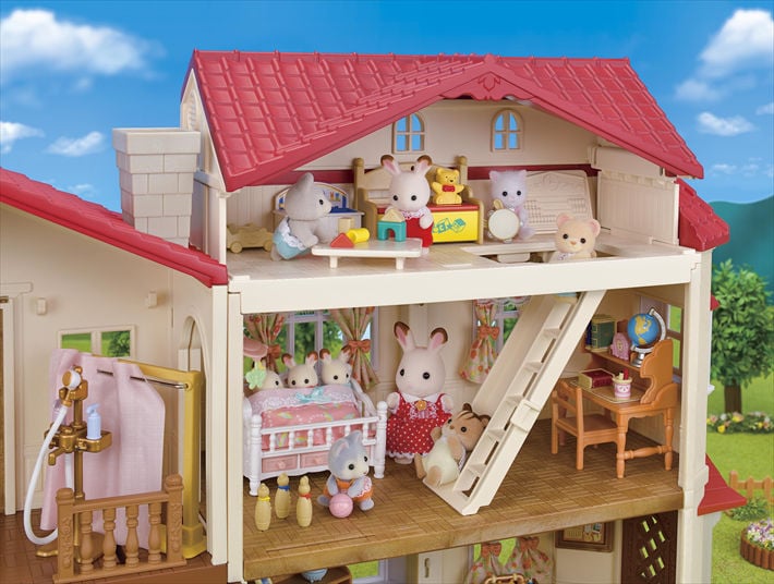 Red Roof Country Home Husky Girl Gift Set - Secret Attic Playroom  | Calico Critters - LOCAL PICK UP ONLY