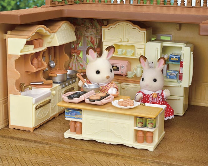 Red Roof Country Home Husky Girl Gift Set - Secret Attic Playroom  | Calico Critters - LOCAL PICK UP ONLY