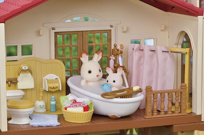 Red Roof Country Home Husky Girl Gift Set - Secret Attic Playroom  | Calico Critters - LOCAL PICK UP ONLY