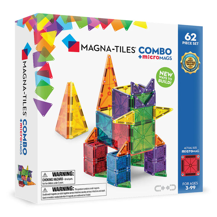 microMAGS 62-Piece Combo Set | Magna-Tiles - LOCAL PICK UP ONLY