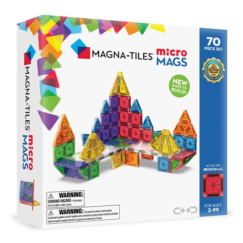 microMAGS™ 70 Piece Set | Magna-Tiles - LOCAL PICKUP ONLY