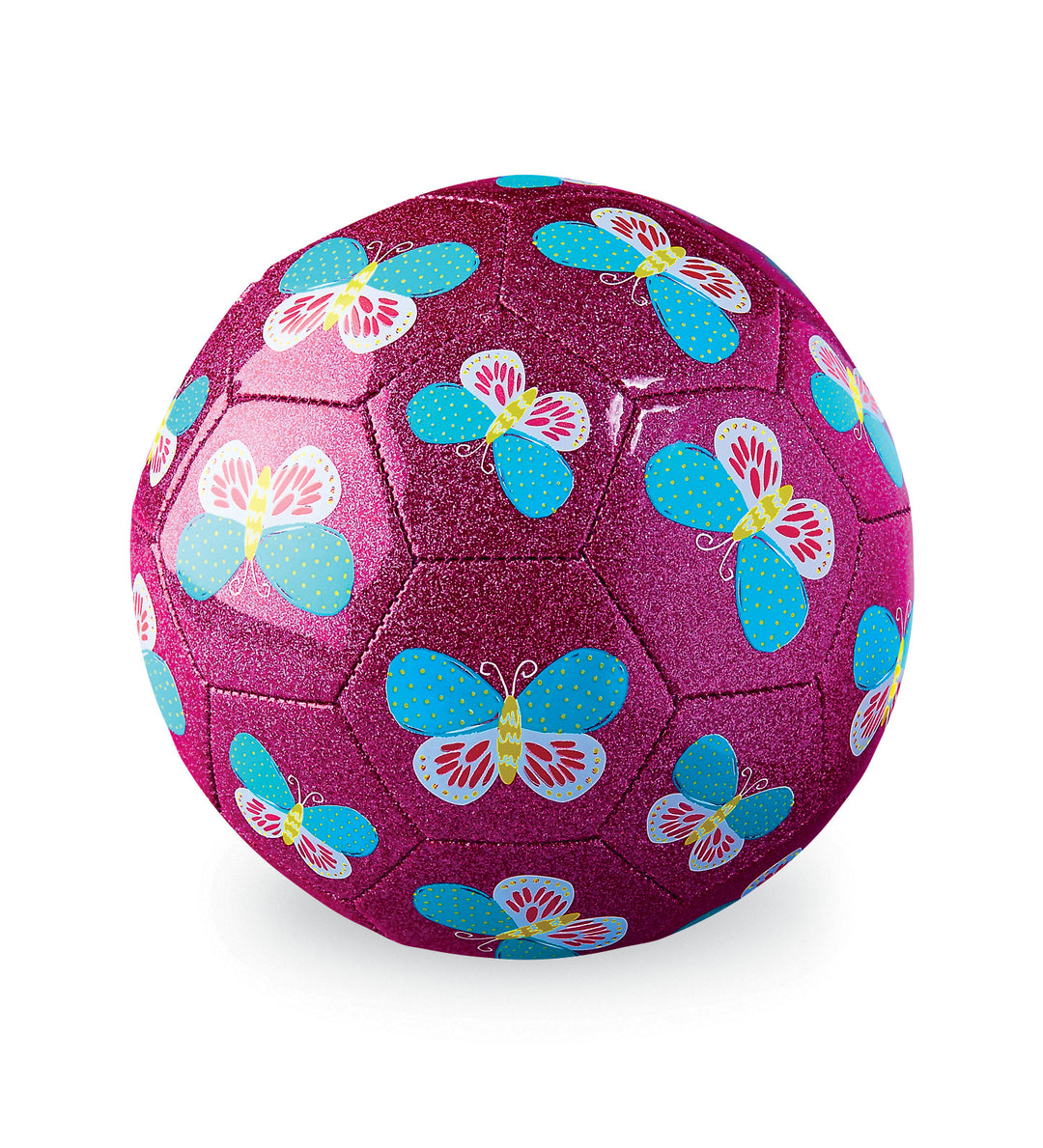 Size 3 Glitter Soccer Ball - Butterfly | Crocodile Creek