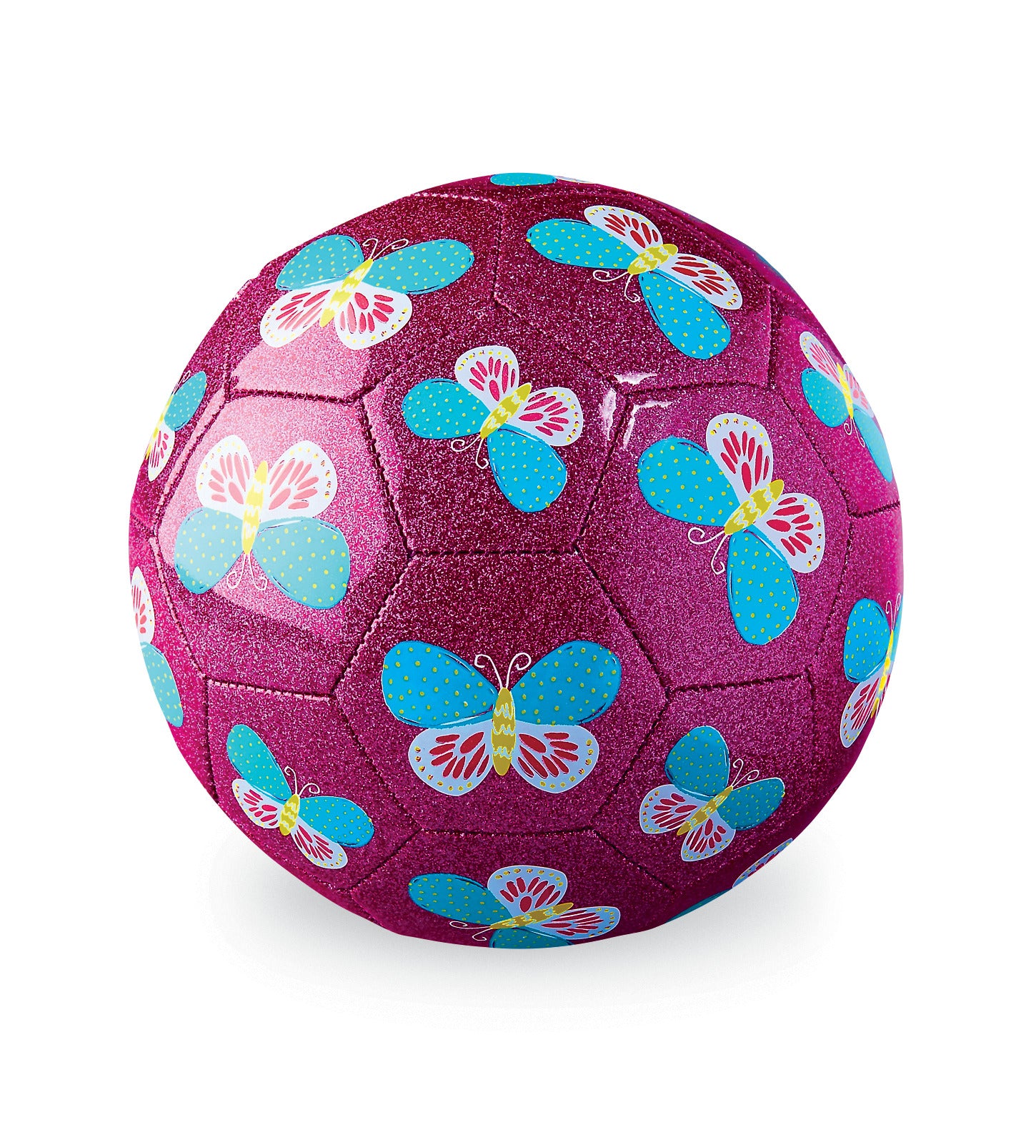 Size 3 Glitter Soccer Ball - Butterfly | Crocodile Creek