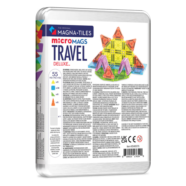 microMAGS 55-Piece Deluxe Travel Set | Magna-Tiles