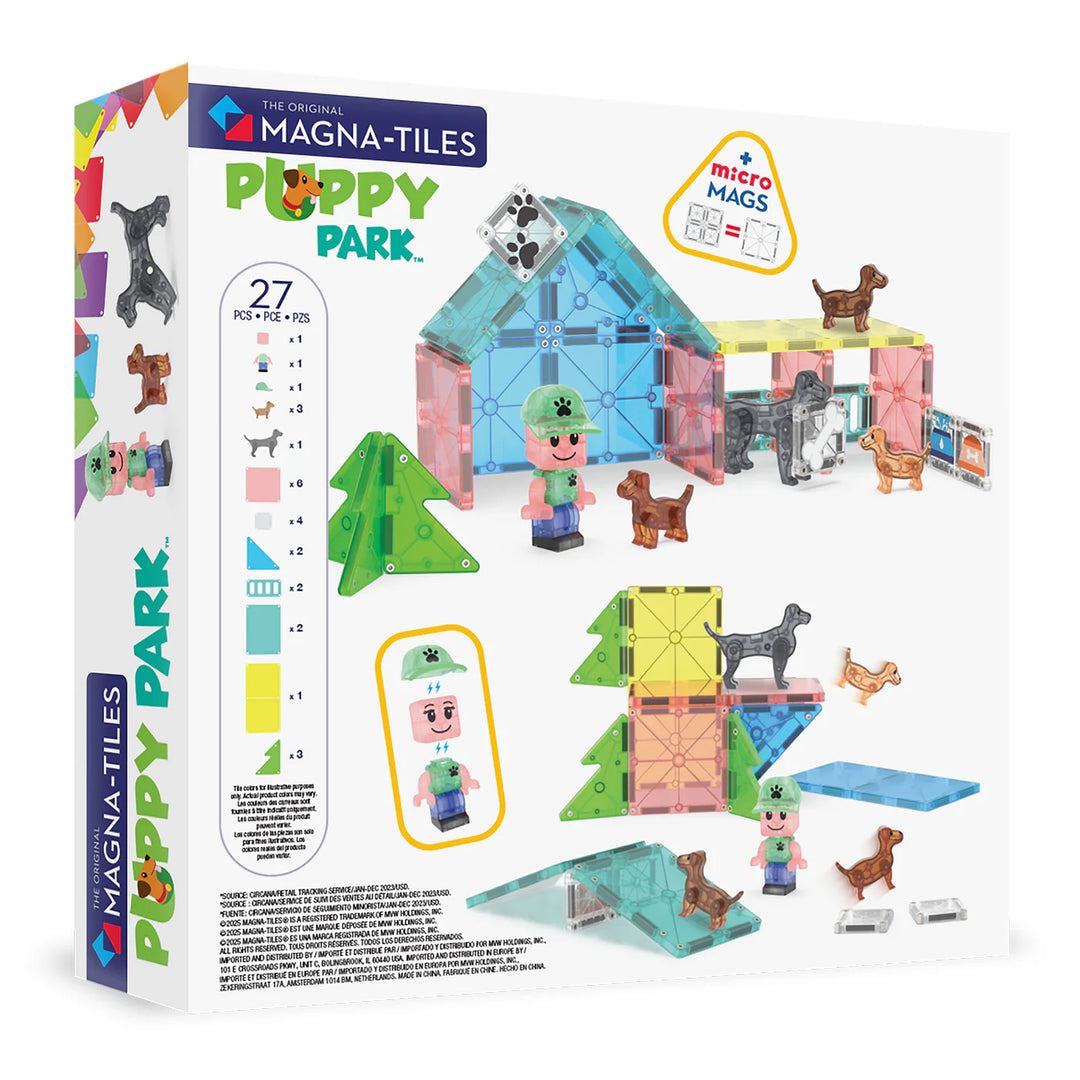 Puppy Park 27-Piece Set | Magna-Tiles