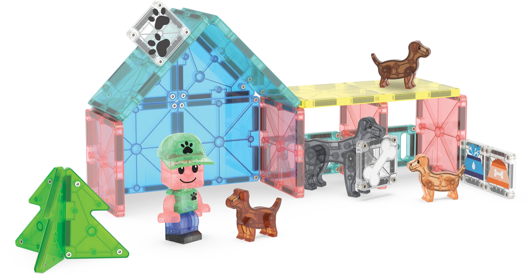 Puppy Park 27-Piece Set | Magna-Tiles