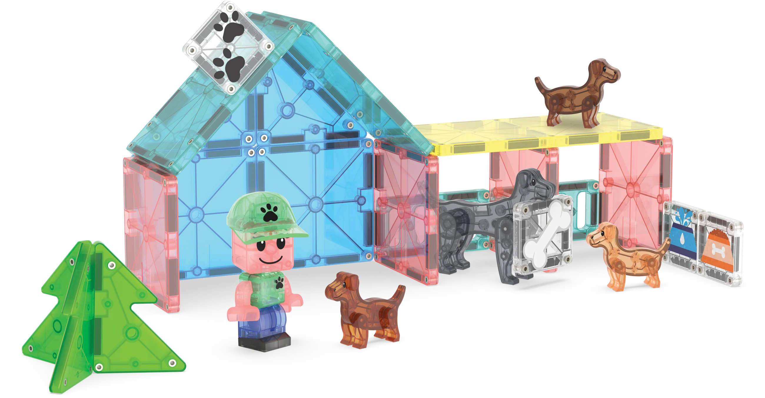 Puppy Park 27-Piece Set | Magna-Tiles