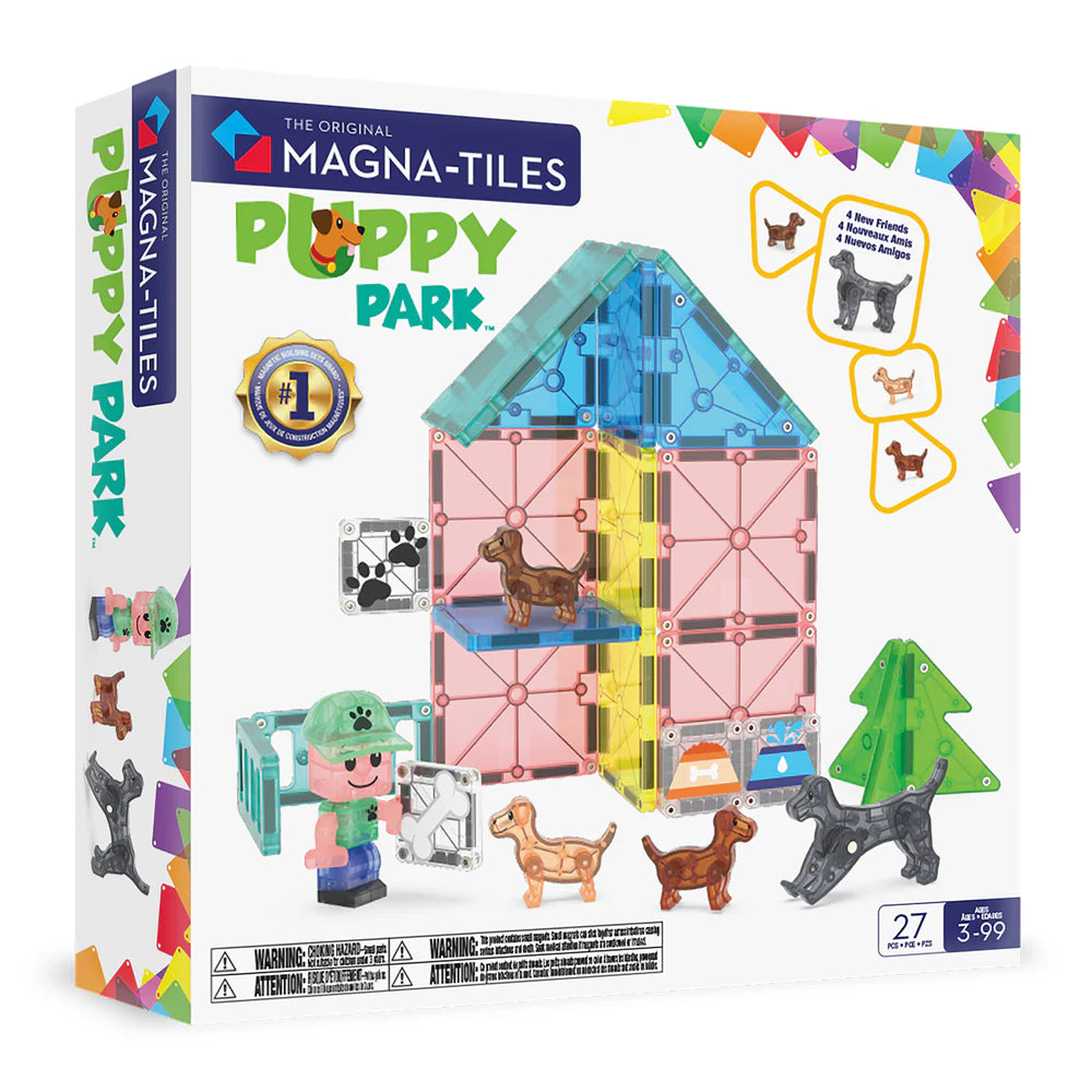 Puppy Park 27-Piece Set | Magna-Tiles