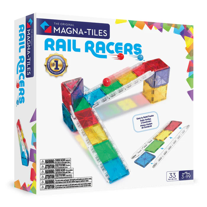 Rail Racers 33-Piece Set | Magna-Tiles®  - LOCAL PICK UP ONLY