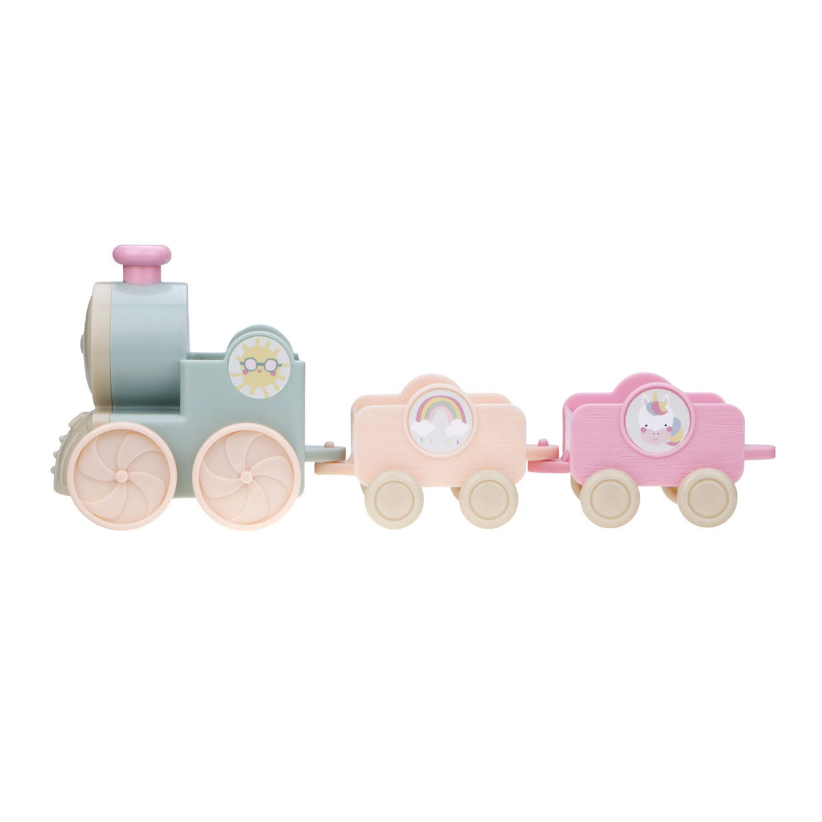Lil' Cutesies Fairy Baby Doll & Unicorn Train Playset - 5.5" All Vinyl | JC Toys
