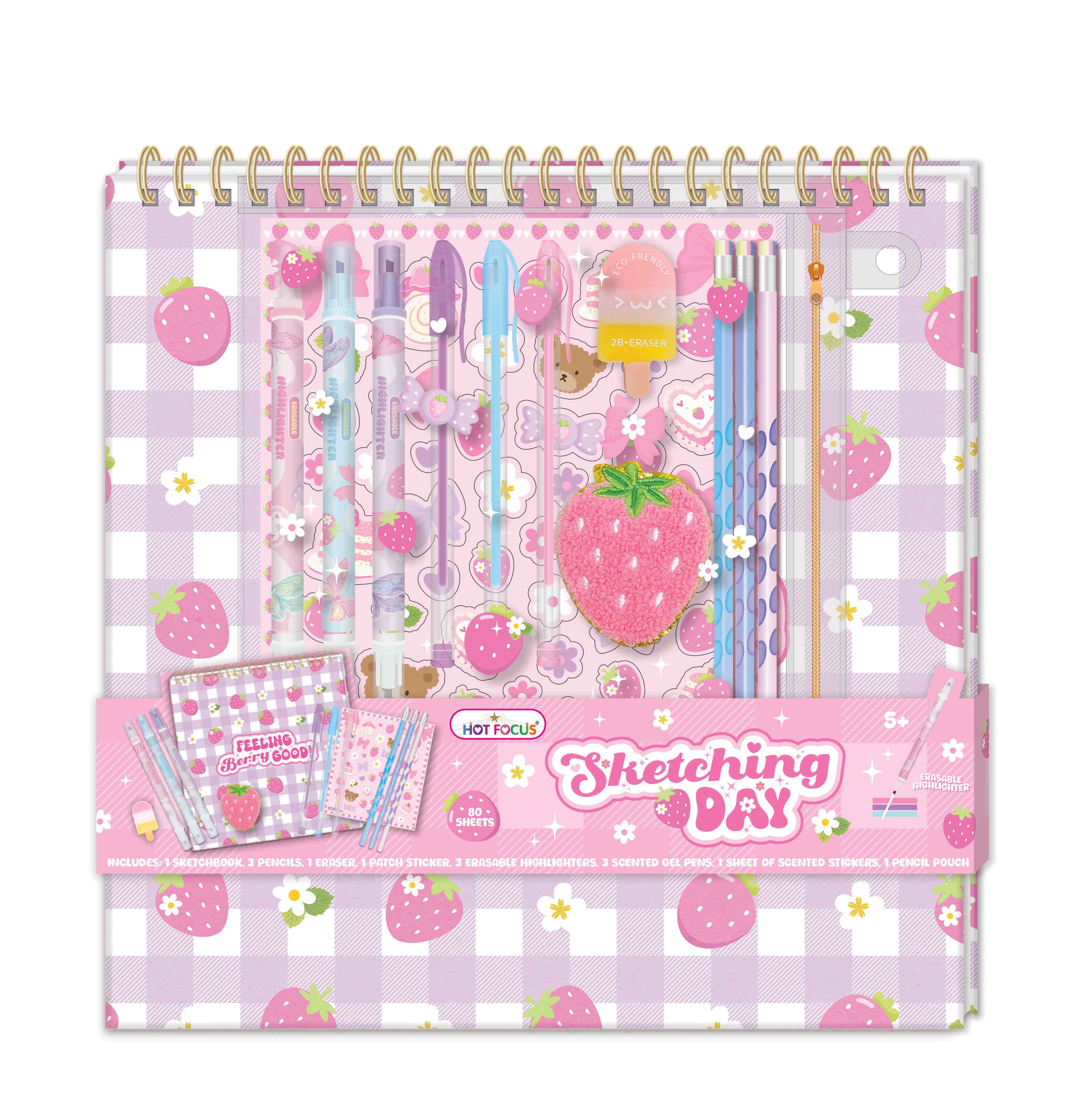 Mega Sketching Fun - Strawberry | Hot Focus – The Curious Bear Toy