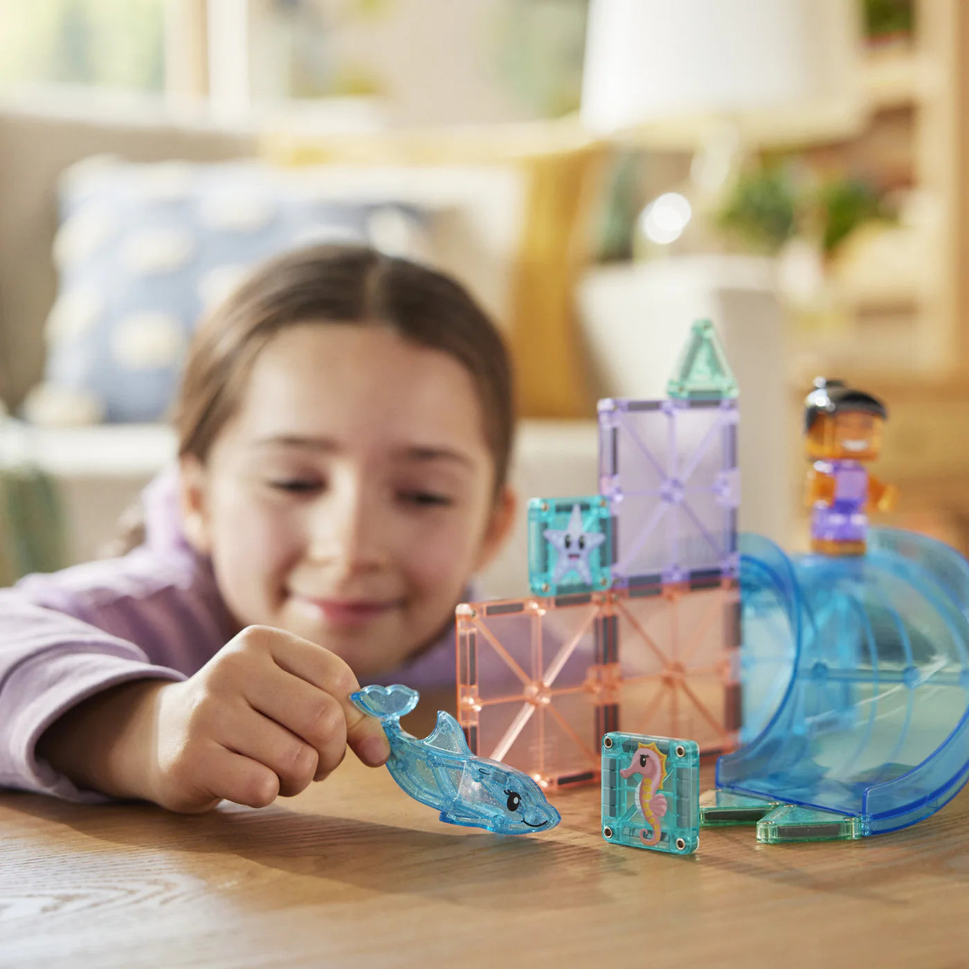 Dolphin Bay 13-Piece Set | Magna-Tiles