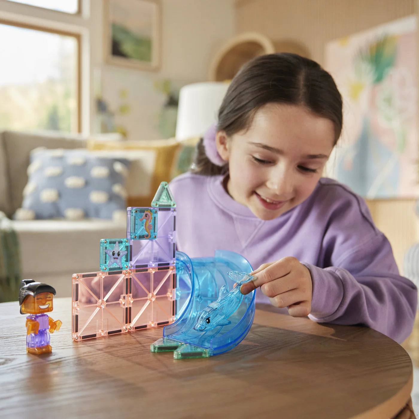 Dolphin Bay 13-Piece Set | Magna-Tiles